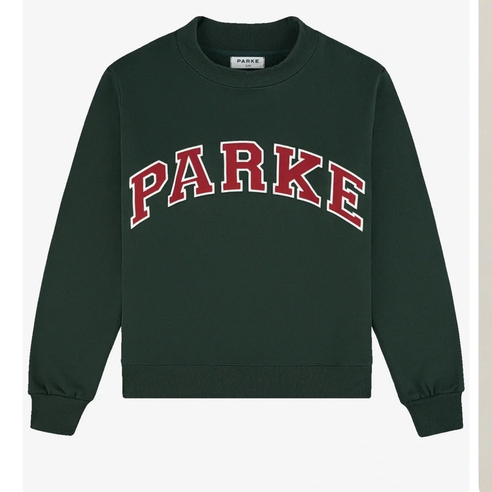 PARKE Fleece Holiday Varsity Mockneck Size L/XL - Picture 1 of 4